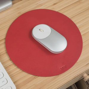 Tapis de souris en cuir véritable, surface imperméable, tapis de bureau, étui en cuir de vachette de qualité supérieure, tapis de souris pour utilisation en café LMP-0054 - Product Image 1