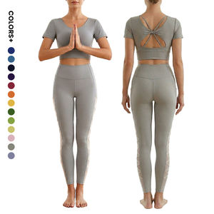 Women's Breathable Slim Fit Yoga Leggings High Stretch Soft Spandex/Nylon Calf-Length Pants Elastic Waist Closure Solid <b>Pattern</b> - Product Image 4