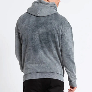 Nueva Sudadera con Capucha de Invierno para Hombre, Estilo Vintage, 100% Algodón, 420 g/m², con Lavado Ácido Personalizado y Bordado, Superventas - Product Image 6