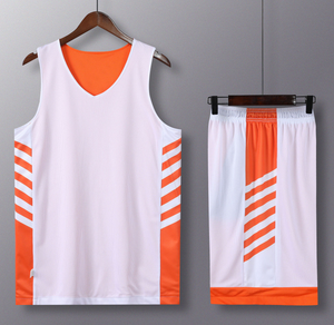 ชุดเสื้อบาสเก็ตบอลตาข่ายสีส้ม Victory แบบไม่มีแขน คอวี ระบายอากาศได้ดี พร้อมกางเกง ชุดทีม ไซส์ใหญ่ ผลิตจากโพลีเอสเตอร์ 100% เหมาะสำหรับทุกฤดูกาล - Product Image 3