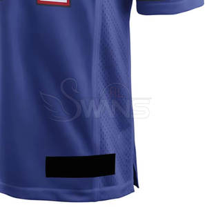 Maillot de football américain de haute qualité, sur mesure, respirant, manches courtes, 100% polyester, design personnalisable - Product Image 5