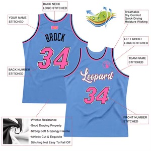Camiseta de Baloncesto Personalizada de Alta Calidad con Logotipo Bordado, Último Diseño, Impresión Sublimada, Venta al Por Mayor - Product Image 4