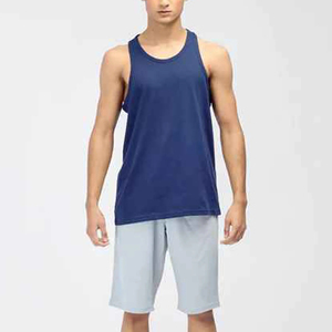 เสื้อกล้ามผู้ชายแบบลำลองผ้าถักทอระบายอากาศได้ดีปรับแต่งฉลากได้ - Product Image 1
