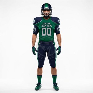Uniformes de football personnalisés pour jeunes avec numéros de joueur pour les équipes de football jeunesse, en mesh extensible, en gros - Product Image 6