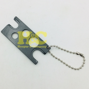 Ouvre-bouteille rectangulaire en acier inoxydable pour colle à cils – Outil réutilisable et écologique pour extensions de cils - Product Image 1