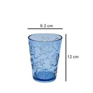 Customized Color Ocean <b>Plastic</b> Drinking <b>Glasses</b> for Water Beverage Tea - Product Image 2