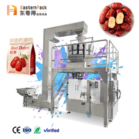 Verpakkingsysteem voor gedroogde jujubes, rode dadels en snacks: staande pouch vul-, weeg-, en verzegelproductielijn apparatuur