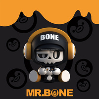 Oferta Especial: Caja Sorpresa Mini Figuras Coleccionables de PVC de Bebé Mr. Bone Mochi, Decoración de Vinilo con 16 Piezas, Regalo para Niños