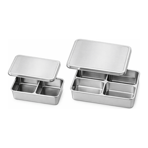 Juego de Bandejas Combinadas de Acero Inoxidable 304 con Tapa y 2, 4 o 6 Bandejas Interiores para Almacenamiento en Laboratorio - Product Image 1