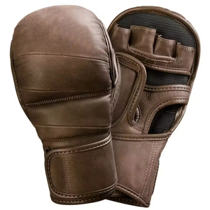 Gants de MMA personnalisés en cuir synthétique, gants de boxe, gants d'entraînement Muay Thai, vente en gros à prix avantageux, gants professionnels - Product Image 1
