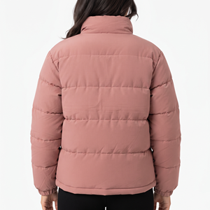 <b>Women's</b> <b>Padded</b> <b>Winter</b> <b>Coat</b> Quilted Long Sleeve Jacket Casual Warm Outerwear Zip Front Outdoor Fashion Jacket - Product Image 6