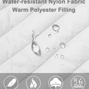 Chaleco sin mangas ultraligero logotipo personalizado fabricantes de ropa al por mayor mujer chaqueta de plumón de algodón señoras chaleco acolchado - Product Image 5