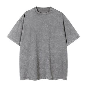 T-shirt en coton uni à manches courtes et col rond pour femme, coupe ample, style jersey tricoté, décontracté, toutes saisons, longueur normale - Product Image 3