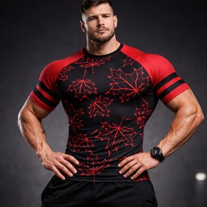 Best Selling Custom Sublimated Front MMA Rash Guard Full Sleeve <b>Compression</b> <b>Shirt</b> Anti-UV Eco-Friendly Spandex/Polyester High - Product Image 6
