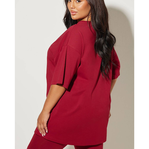 Nueva Camiseta Deportiva Ligera y Elástica para Mujer, Ropa para Correr, Gimnasio, Hombros Caídos, Estilo Urbano, Spandex - Product Image 6