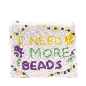 กระเป๋าคลัทช์ทรงกลม ประดับลูกปัดหลากสี ดีไซน์เก๋  กระเป๋าถือแบบพกพาสำหรับงานปาร์ตี้และงานกลางคืน แฟชั่นสำหรับผู้หญิง - Product Image 1