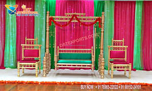 Wedding Stage Prettiest Jhoola for Bride Groom Customized Wedding <b>Decor</b> UK Sale DST Exports Factory USA Australia Wholesale USA - Product Image 5