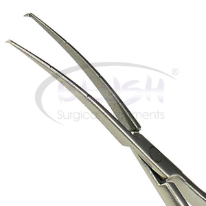 Inamura 1.8 Cross Action Capsulorhexis Forceps Curved w/ Marks Ophthalmic Cataract <b>Instrument</b> By Blush <b>Surgical</b> - Product Image 6
