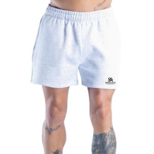 Pantalones Cortos Casuales Blancos para Hombre, Deportivos, para Correr, Entrenamiento, Gimnasio, Ropa Deportiva, Verano, Aire Libre, con Cordón, Hasta la Rodilla, OEM - Product Image 1