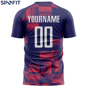 Maillot de football de haute qualité, design personnalisé, tissu léger et respirant, impression par sublimation, maillot d'équipe pour vêtements de sport - Product Image 3