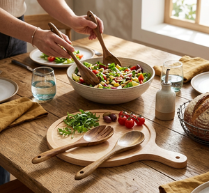 Modern Eco-Friendly Acacia Wood <b>Soup</b> <b>Spoon</b> Factory Direct Handmade Natural Polish Food-Safe Kitchenware - Product Image 2