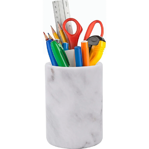 Marble Pen Holder <b>Table</b> Decorative Customized Desk Handmade Multi Purpose Home Desk Decor Best Selling - Product Image 1