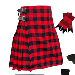 Offres Spéciales sur les Kilts des Highlands écossais - Ensemble de Kilts Tartan pour Hommes - Style d'Ensemble Écossais - Product Image 5