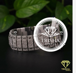 Pulsera de Moissanita con Incrustaciones Completas, Eslabones de Primera Calidad y Diseño de Alta Gama - Product Image 3
