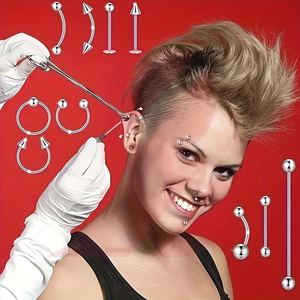 Nuevo Producto de Moda, Excelente Proveedor, Pinzas de Acero Inoxidable de Primera Calidad para Perforaciones Corporales, Precio al por Mayor - Product Image 3