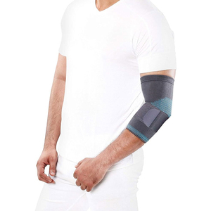 Manchon de coude élastique respirant pour la gym, l'entraînement, le fitness et la musculation, disponible à la vente avec logo personnalisé - Product Image 1