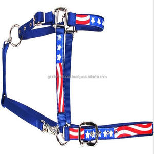 Cabestro para Caballo de Nailon de Alta Calidad con Diseño de Bandera Estadounidense Personalizado, en Todos los Tamaños y Colores Personalizados, Herrajes Ajustables - Product Image 5