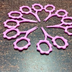Nuevas Tijeras de Entresacar Pequeñas para Diestros, de Acero Inoxidable, con Punta Afilada y 30 Dientes, Mini Tijeras para Bordado de Girasoles y Cabello - Product Image 2