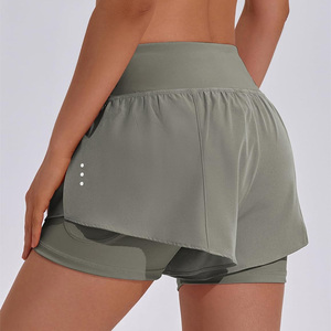 Shorts de sport 2 en 1 pour femmes, personnalisés, à séchage rapide, pour la course à pied et l'entraînement en plein air - Product Image 5