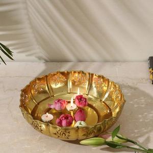 ชุดภาชนะเสิร์ฟ ชามดีไซน์ทำมือ งานตกแต่ง จานและชามเสิร์ฟอาหาร ดีไซน์แบบเรียบง่าย ของตกแต่งภายในบ้าน วัสดุแข็งแรง - Product Image 1