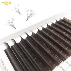Extensiones de Pestañas A-RIX Marrón Fáciles de Aplicar, Pestañas Individuales Hechas a Mano, Volumen Completo, Pelo Sintético para Injerto en Salón - Product Image 6