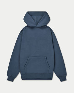 Men's <b>Pink</b> Hooded Sweatshirt Regular Fit Solid Color knitted Casual <b>Hoodie</b> with Front Pocket Autumn Wear - Product Image 4