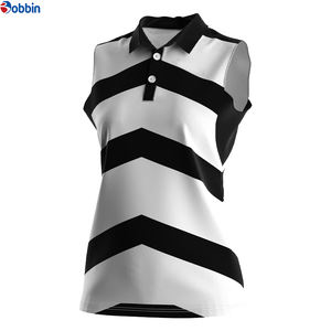 Camiseta Polo para Mujer, Cómoda, Corte Ajustado, Sin Mangas, Tejido Transpirable para un Estilo de Vida Activo y Atuendos Diarios - Product Image 6
