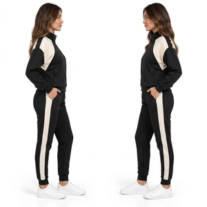 <b>Women</b> Zipper Tracksuit Performance Sports Set Full Zip <b>Jacket</b> And Pants Moisture Wicking Quick Dry Fabric Breathable Comfortable - Product Image 4