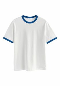 T-shirt en coton pur de qualité supérieure 100% - Couleur unie - Streetwear - Tricoté - Respirant - Coupe classique - Pour hommes et femmes - Product Image 2