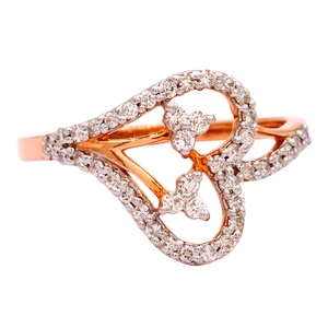 Bague d'anniversaire classique pour femme Djewels en diamant de laboratoire, or massif 14 carats, taille brillant rond, certifiée IGI & INGEMCO, vente en gros - Product Image 1