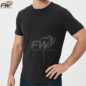 T-shirts pour hommes de qualité supérieure, dernières tendances, vente chaude, coton, été, style tendance, couleur unie, coupe classique - Product Image 4
