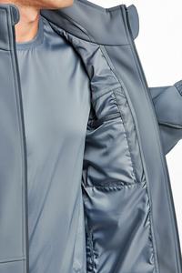 เสื้อแจ็คเก็ตกันน้ำสำหรับผู้ชาย RAPID SPORTS รุ่นคอตั้ง ซิปปิด แบบลำลอง สไตล์สตรีทแวร์ สีเทาอ่อน ขายส่ง - Product Image 6