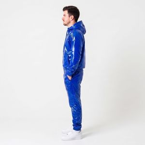 Survêtement d'hiver pour hommes, grande taille, en nylon, imperméable, respirant, écologique, léger, vêtements de sport athlétiques, design personnalisé, course à pied - Product Image 3