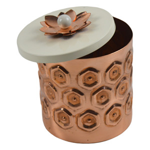 Brass Storage <b>Sugar</b> <b>Tea</b> <b>Coffee</b> Box <b>Set</b> With Knob Lid Stylish Royal Metal Shiny Polished Dry Fruits Container Candy Storage Bins - Product Image 5