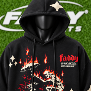 Custom Heavyweight Graphic Pullover Hoodie Streetwear Oversized Cotton <b>Fleece</b> Hoody Unisex Wholesale - Product Image 4