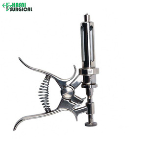 Professional Pig Injection Syringe Stainless Steel Livestock Injector Multi Size Surgical Instruments - Product Image 2
