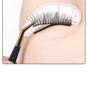 Pinzas de 90 grados para extensión de pestañas, de sujeción fuerte, delgadas, rectas, con volumen, para venta al por mayor, portátiles, proveedor a granel de pinzas para pestañas - Product Image 6