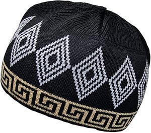 Chapeau musulman en coton doux, Taqiyah, bonnet islamique, chapeau de prière du Ramadan - Product Image 3