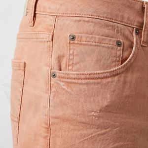 กางเกงยีนส์ขาสั้นทรงหลวมคุณภาพสูงสำหรับผู้ชาย ทรงตรง ล้างสี สวมใส่สบาย แฟชั่นพรีเมียม สตรีทแวร์ - Product Image 5