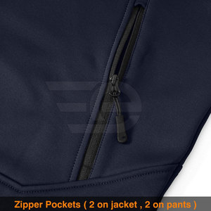 Conjunto Deportivo Casual para Hombre, con Capucha y Cordón Ajustable, Ecológico, para Invierno, Transpirable, para Entrenamiento y Running - Product Image 5